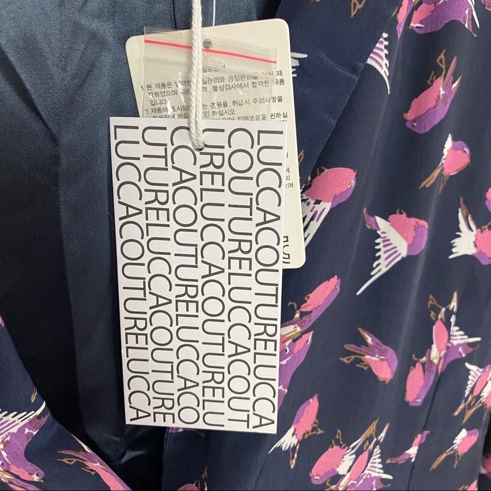 LUCCA COUTURE Silky Birds Blazer - Picture 5 of 11